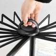 thumbnail image 5 of Rotatable Desk Reference Organizer, Desktop Flip Display, 20 DoubleSided Panels, LetterSize, Black Base, 5 of 5