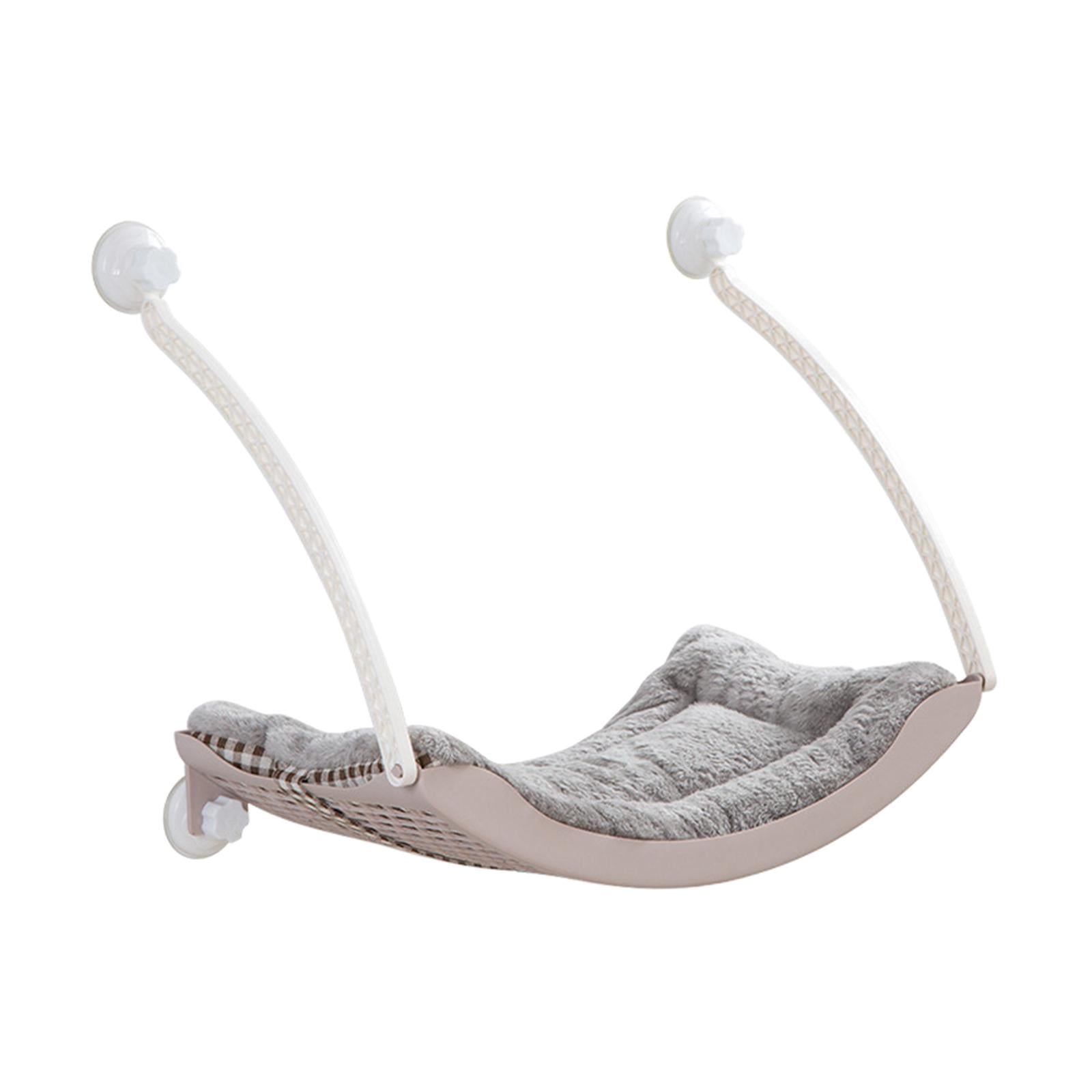 Bvdfgk Cat Hammock Window Seat, Pet Resting Shelf Extra Large Detachable Kitten Pet Bed