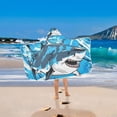 thumbnail image 5 of Fierce Shark Kids Hooded Beach Towel Baby Bath Poncho Towels with Hood Absorbent 50"x23.5" for Pool Swimming, 5 of 7
