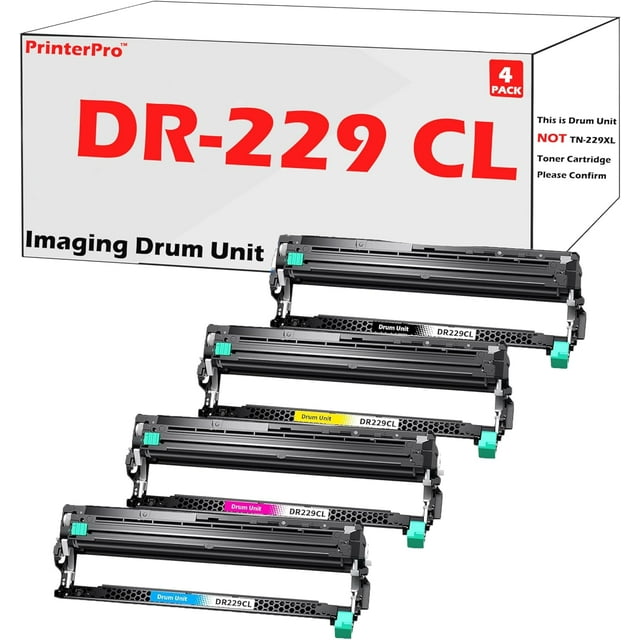 PrinterPro™ Compatible Replacement for Brother DR-229 Drum Unit DR229 DR229CL Drum for HL-L3220CDW L3280CDW L3295CDW L3300CDW L8245CDW MFC-L3720CDW L3765CDW L3780CDW L8395CDW (1 Set)