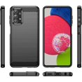 thumbnail image 2 of for Samsung Galaxy A23 5G case,Galaxy A23 case with HD Screen Protector,Fashion Shock-Absorption Flexible TPU Bumper Soft Rubber Protective Case Cove for Samsung Galaxy A23 (Black Brushed TPU), 2 of 8