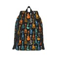 thumbnail image 2 of Yiaed Colorful Guitar Print Backpack, Premium Laptop Backpack, Travel Backpack for Women, Lightweight Backpacks, Comfortable Back Pack-Small, 2 of 7