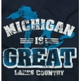 thumbnail image 2 of Michigan Is Great MI Lakes Pride Sweatshirt for Men or Women Brisco Brands M, 2 of 6