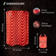 thumbnail image 3 of KLYMIT Colchoneta Inflable para Dormir Doble V con Aislamiento | Cama de aire plegable, gruesa, liviana y fácil de inflar para acampar y hacer mochileros, 3 of 3