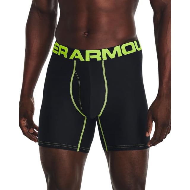 Under Armour Boxerjock para Hombre Paquete de 2, Negro, 4XL, 15 cm