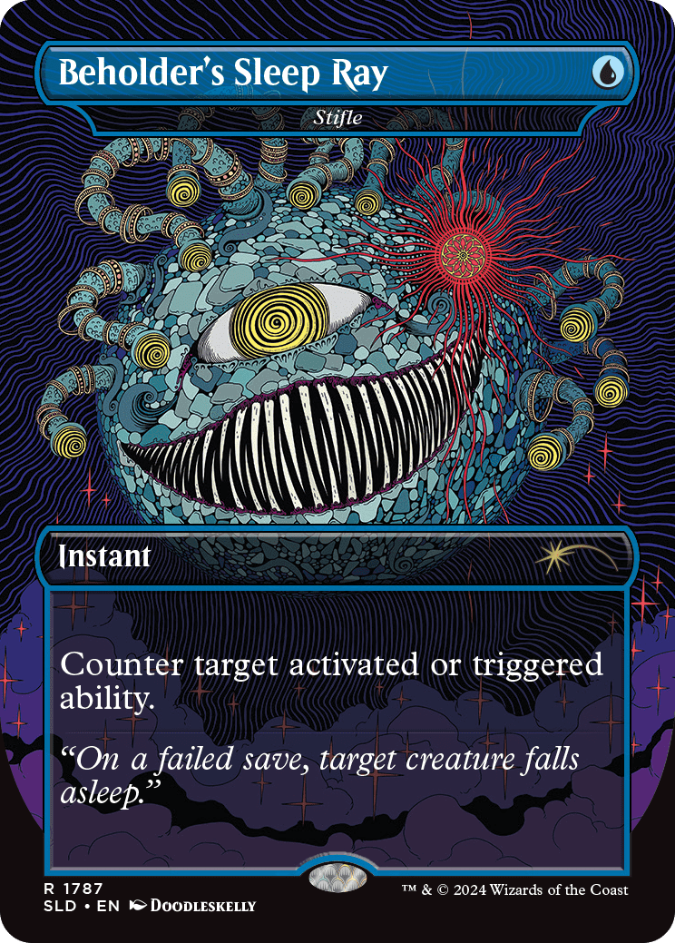 Magic the Gathering Secret Lair x Dungeons & Dragons: Death is in the Eyes of the Beholder I - Foil Edition