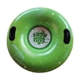 thumbnail image 1 of koolsoo Inflatable Snow Tube 35 inch Christmas Snow Sledge for Games New Year Skiing Green, 1 of 9
