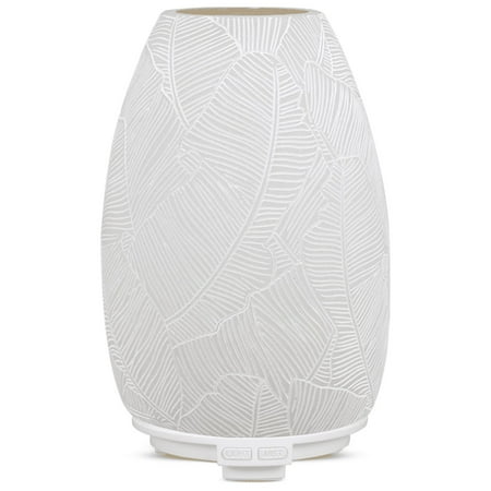 Essential Oil Diffuser | Banana Leaf Design | 150ml Capacity | 8 LED Colors | Auto Shut-Off