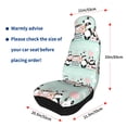 thumbnail image 4 of Pofeuu Cute Panda Print Automotive Car Seat Covers Flat Cloth Full Set Seat Covers,Car Seat Covers front seats for Cars Trucks and SUVs(Two packs), 4 of 7