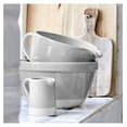 thumbnail image 6 of Ceramic Stoneware 2.2-Qt Batter Bowl - Fattoria Collection, White | Microwave & Dishwasher Safe Bakeware | Food Safe Glazing | Restaurant Quality Serveware, 6 of 7