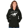 thumbnail image 4 of Talk Derby Me Kentucky Racing Unisex Fleece Graphic Zip Up Hoodie Brisco Brands 2X, 4 of 5