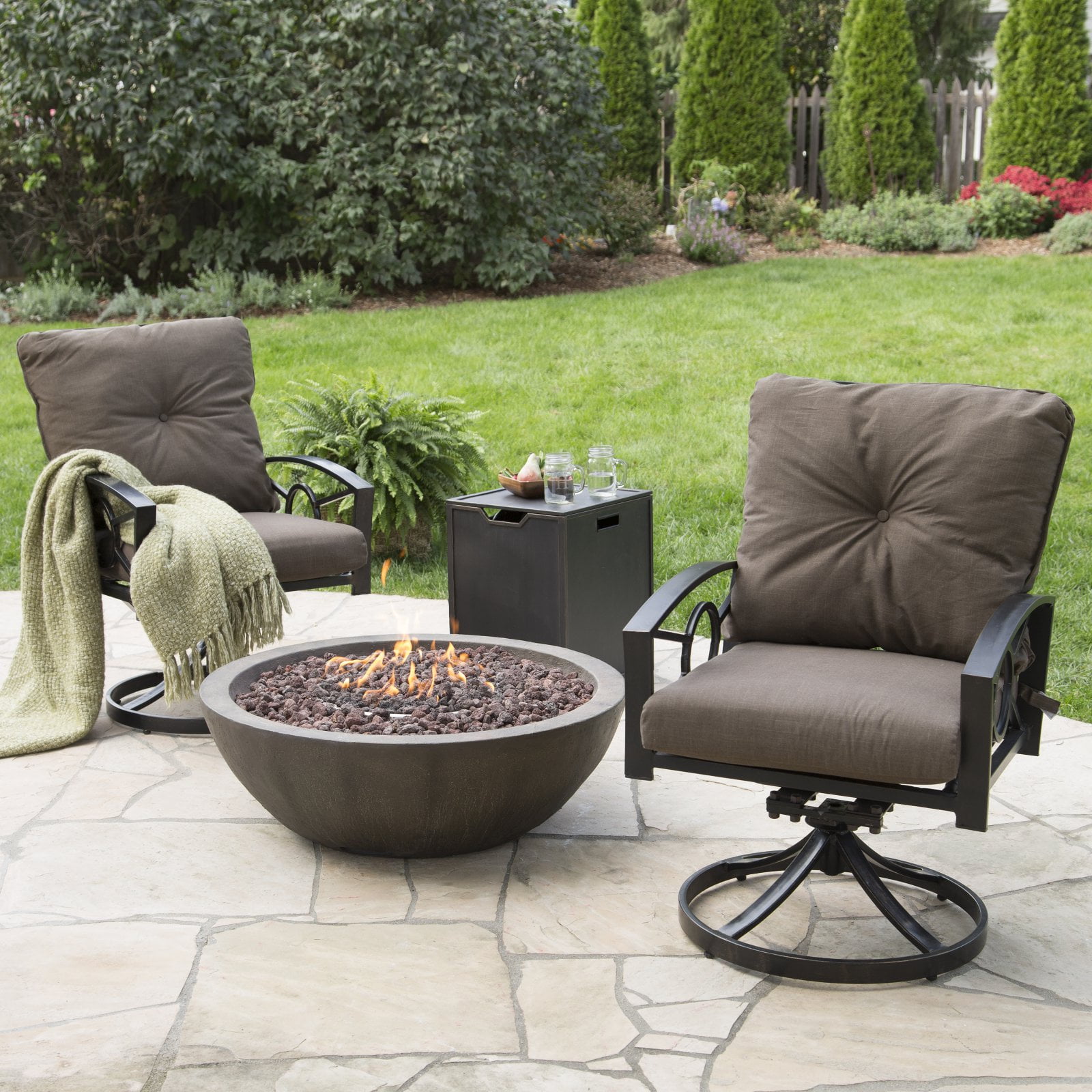 Red Ember Tucson 36 In Gas Fire Bowl With Free Cover Com Gas Fire Bowl With Free Cover Com