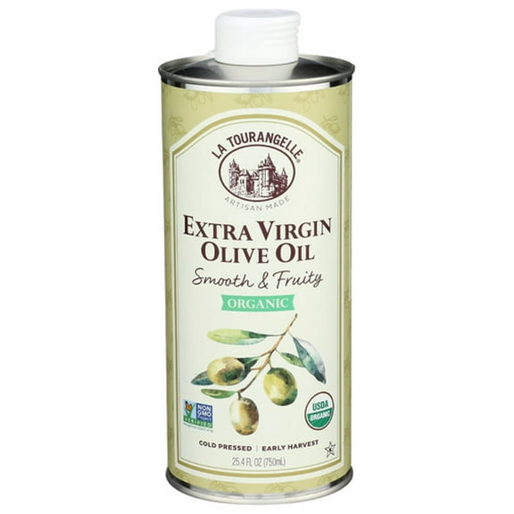 (Pack of 6) La Tourangelle Organic Extra Virgin Olive Oil Fruity 750 Ml