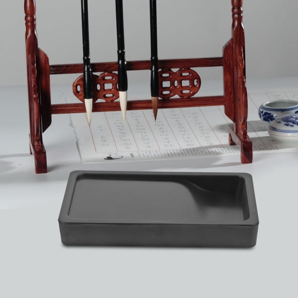 CATIEBYE chinese inkslab Ink Slab Black ABS Students Retro 1Pcs