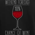 thumbnail image 3 of CafePress - 100 Percent Chance Of Wine Women's Dark Pajamas - Women's Short Sleeve Print T-Shirt and Pants Dark Cotton Pajama Set, 3 of 7