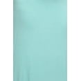 thumbnail image 4 of Women's Plus Size High Waist Foldable Elastic Band Relaxed Fit Solid Maxi Skirt, 4 of 6