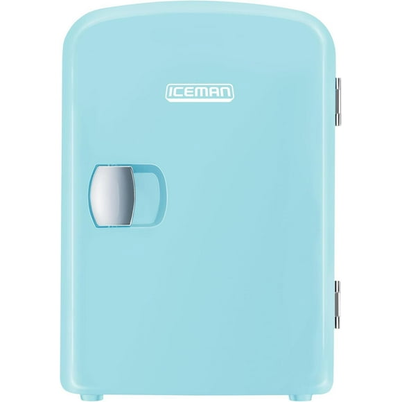 Mini réfrigérateur portable 4L Chefman avec chauffage et refroidissement - Bleu, Nouveau