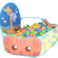 thumbnail image 3 of Playhouse Ball, Fold Playhouse Toy Inflatable  for Parent Child Interaction Blue, 3 of 5