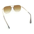 thumbnail image 7 of Oversized Iconic Plastic Nose Bridge Rectangle Officer Racer Sunglasses Gold Slate - Brown, 7 of 7