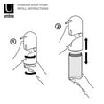 thumbnail image 2 of Umbra Penguin Pump, Kitchen Soap Dispenser, Also Works with Hand Sanitizer, 12 oz (355 ml), Black, 2 of 8