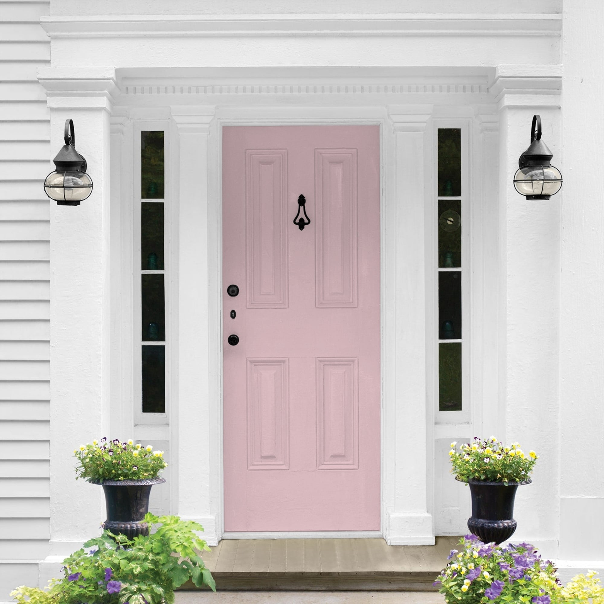 Glidden One Coat Nostalgia / Purple Semi-Gloss Exterior Paint with Primer, 1 Gallon