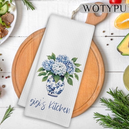 MHAWBL-Gigi Gifts Kitchen Towels Gigi Grandma Gifts for Birthday Dish Tea Towels for Kitchen Grandmother Gift Decorative Hand Towel 16x24 Inch