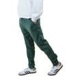 thumbnail image 4 of Brooklyn Cloth Men's Fleece Jogger Sweatpants, Elastic Waist, Ankle Cuffs, Hunter Green, Large, 4 of 4