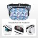 thumbnail image 5 of Disketp Icy Blue Snowflakes Riñonera de Doble Capa, Bolsa de Cintura Ajustable para Viajes, Correr y Senderismo, Riñonera Ligera para Hombre y Mujer, 5 of 9