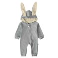 thumbnail image 1 of Pyjama de Pâques pour Tout-Petit Bébé Combinaison Lapin une Pièce à Capuche Vêtements de Nuit Pyjama de Pâques, 1 of 4