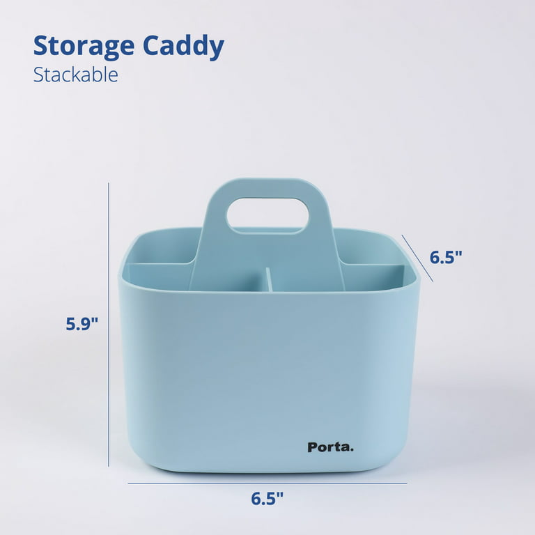 Multipurpose Caddy Organizer Stackable Plastic Caddy with Handle