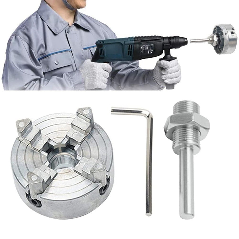 Ana Z011 Lathe Chuck 1.9 Inch 4Jaw,Lathe Chuck Independent Reversible