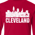 thumbnail image 4 of Inktastic Cleveland Skyline Grunge Long Sleeve Youth T-Shirt, 4 of 5