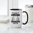 thumbnail image 4 of CafePress - Awesome Grandpa Looks Like Mugs - 15 oz Ceramic Large White Novelty Mug, 4 of 4