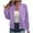 *Purple, variant on ClodeEU Womens Long Sleeve Zippered Jacket Top Outerwear，Outerwear Coat with Pockets Blue,Womens Plus L