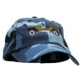 thumbnail image 5 of Military Offroad Embroidered Enzyme Washed Camo Cap - Sky OSFM, 5 of 5