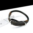thumbnail image 5 of Collar Redondo Para Perros De Cuero Curtido De Roble Negro YONGSHENG, 5 of 5