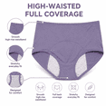 thumbnail image 6 of Panties for Women Over 60 Incontinence Protective Briefs & Underwear Leakproof Ladies Underwear Washable Reusable Panties High Waisted Full Coverage Soft Stretch Briefs Everyday Comfort, 6 of 8