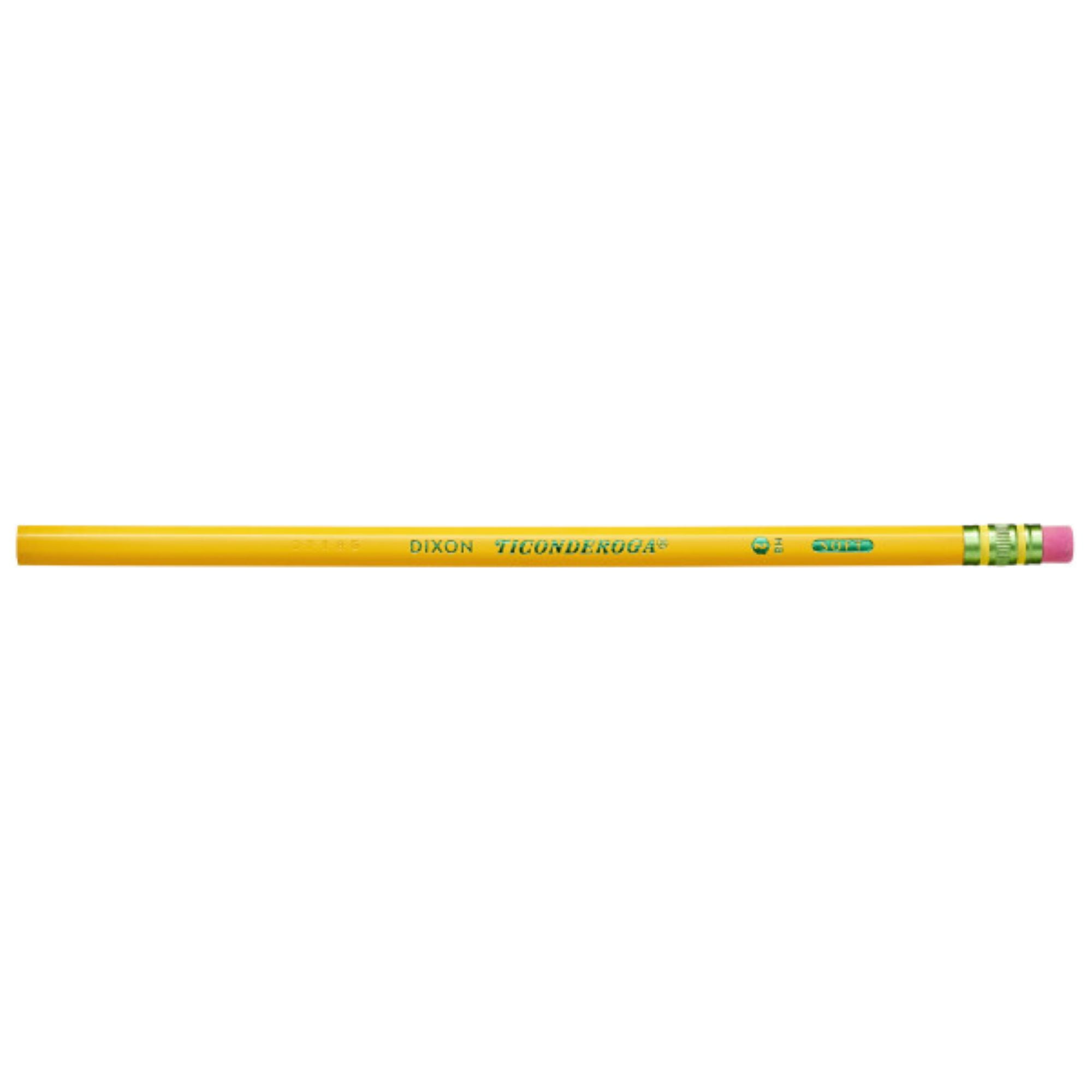 Ticonderoga My First Large Beginner No. 2 Pencils - #2 Lead - 10.3 mm Lead  Diameter - Graphite Lead - Yellow Wood Barrel - 2 / Pack | Bundle of 2