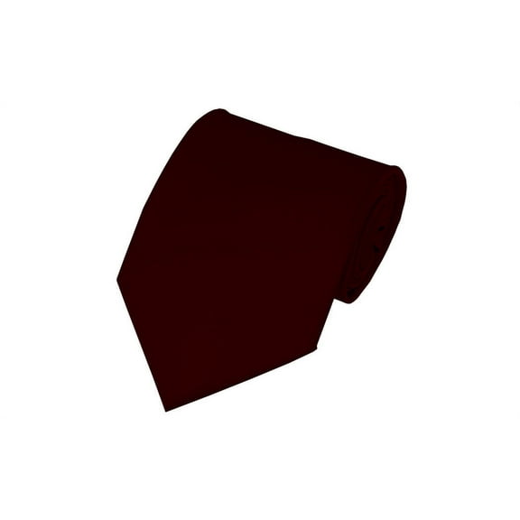 3.25" Non-Shiny Solid Maroon Men's Uniform Tie
