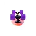 thumbnail image 3 of Patineta semiprofesional minicruiser tipo Penny Display naranja trucks negros ruedas moradas, 3 of 4