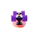 thumbnail image 3 of Patineta semiprofesional minicruiser tipo Penny Display naranja trucks negros ruedas moradas, 3 of 4