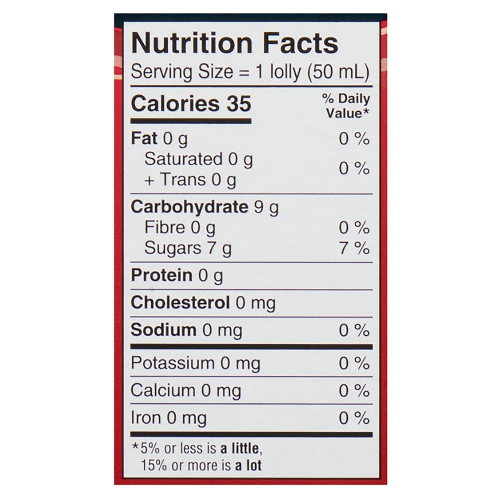 Chapman's Low Calorie Triple Treat Li'l Lolly in a Box 28 x 50 ml