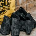 thumbnail image 3 of FOGO Premium Oak Restaurant Quality All-Natural Large Sized Hardwood Lump Charcoal for Grilling and Smoking, 17.6 Pound Bag, 3 of 7