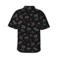 thumbnail image 3 of Goofa Hawaiian Style Hawaiian Shirt for Men, Unisex Summer Beach Casual Short Sleeve Button Down Shirts,Aloha Tropical Floral print shirt-Medium, 3 of 9