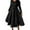 Black, variant on Dresses For Women 2024 Elegant Sequin Dress Long Dresses Dress Round Neck Long Sleeve Velvet Sparkly Pleated Dress Boho Dresses