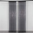 thumbnail image 2 of Balsa Circle 2 Black Panels 8 x 2 feet Sequin Drapery Backdrop Curtains with Rod Pockets Wedding Party Photobooth Ceremony Event, 2 of 8
