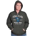 thumbnail image 4 of Mega Man Pixel Power 80s 8bit Gamer Zip Up Hoodie Men's Women's Brisco Brands S, 4 of 6