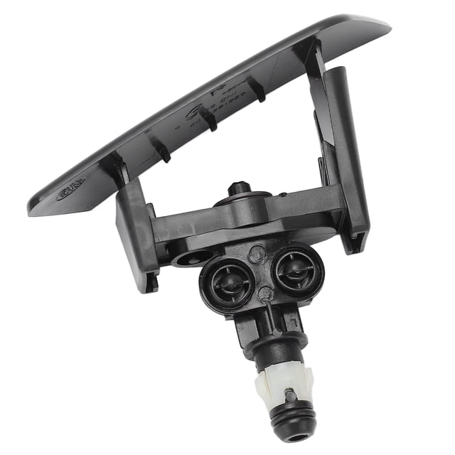 Headlight Washer Spray Nozzle, Direct Replacement Anti Aging Wearproof Black Wear Resistance 6438F4 For Car Left