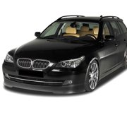 Ikon Motorsports Compatible with 08-10 BMW E60 5 Series 4Dr Sedan LCI Facelift C Style Front Bumper Lip PU