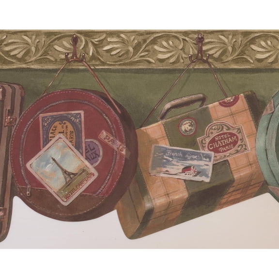 Concord Wallcoverings Textured Wallpaper cottage butterflies flowers bees, Beige Green Orange, 21 In x 33 Ft (56 sq. ft), SP21158